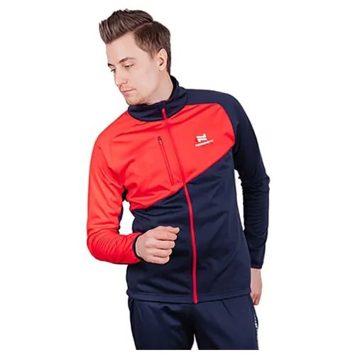 Куртка спортивная Nordski, размер 48/M, blueberry/red