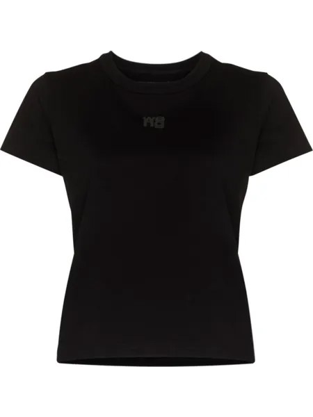 Alexander Wang футболка с логотипом, черный