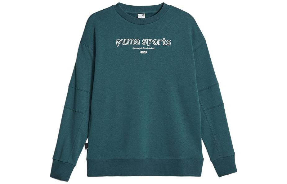 Свитшот женский зеленый Puma