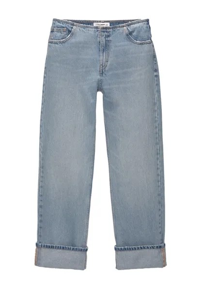 Прямые джинсы PULL&BEAR, цвет Stone Blue Denim