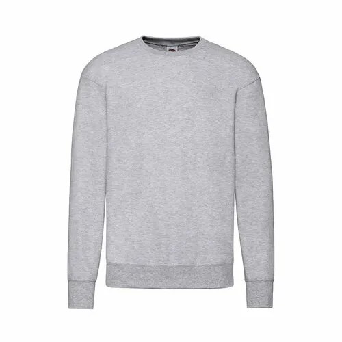 Свитшот Fruit Of The Loom LIGHTWEIGHT SET-IN SWEAT, размер L, , серый/серый