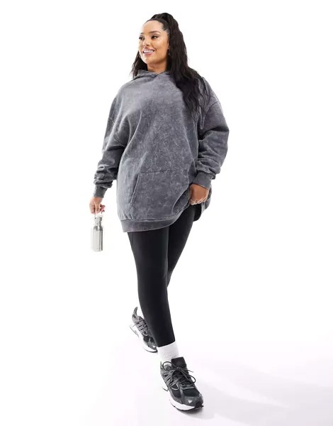 ASOS Удлиненное худи Curve с коротким рукавом