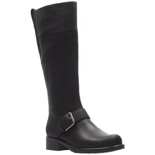 Кожаные сапоги с пряжкой Clarks 26138196 Черный 36