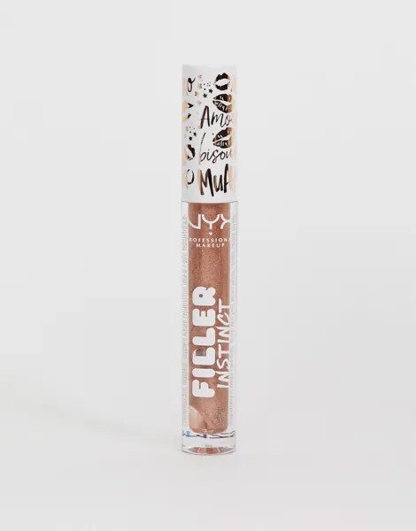 Блеск для губ NYX Professional Makeup Filler Instinct - Cheap Fills-Коричневый