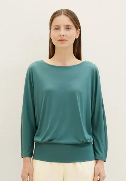 Рубашка с длинным рукавом TOM TAILOR, цвет sea pine green