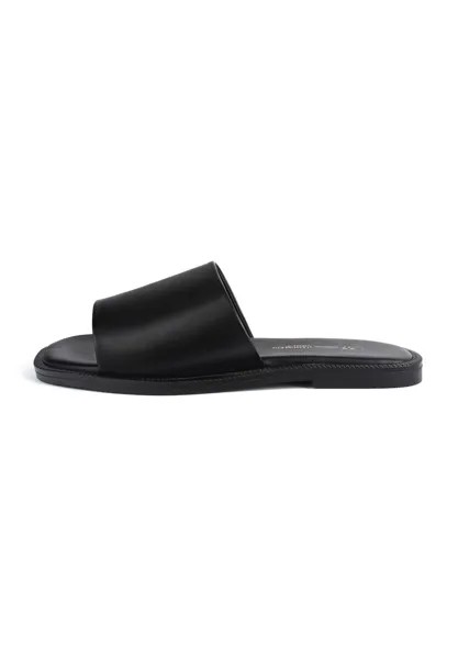 Мюли на плоской подошве SANDY SUNSET L37, цвет black