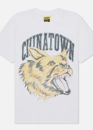 Мужская футболка Chinatown Market Beware Sketch, цвет белый, размер XXL