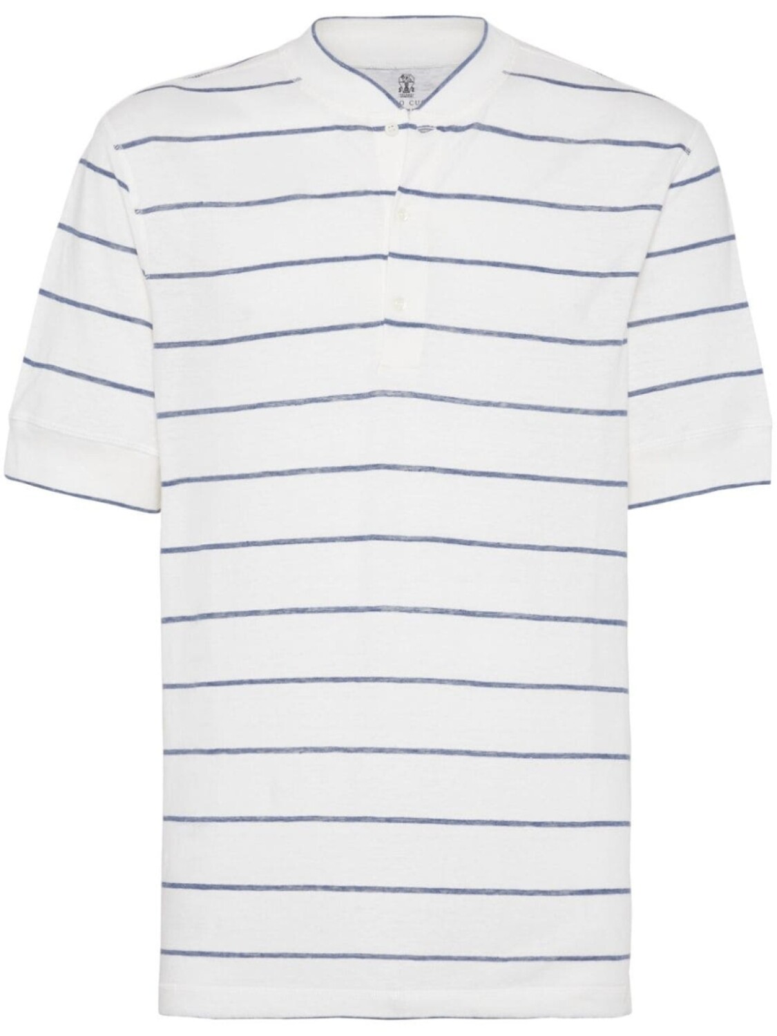 Brunello Cucinelli футболка в полоску, белый