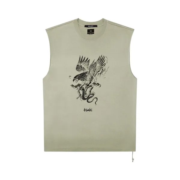 Майка Ksubi Target Biggie Slash Tank Top, цвет Army Fade