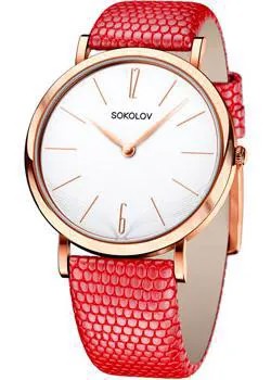 Fashion наручные  женские часы Sokolov 204.01.00.000.05.04.2. Коллекция Harmony