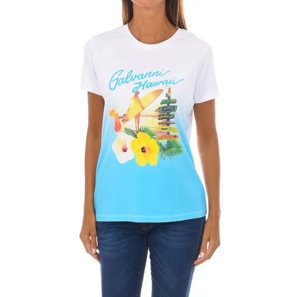 Krista glvsw1127601 женская футболка с круглым вырезом и короткими рукавами Galvanni, белый
