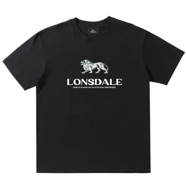 LONSDALE Футболка унисекс, Бежевый