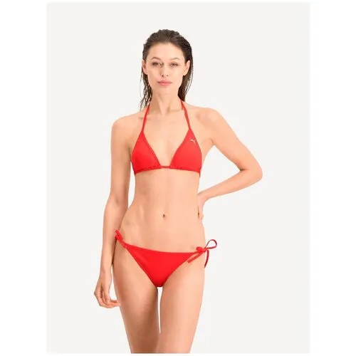 Плавки PUMA Swim Women Side Tie Bikini, размер M, красный