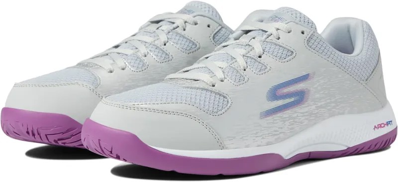 Кроссовки Go Train Arch Fit Viper Court - Pickleball SKECHERS, цвет Gray/Purple