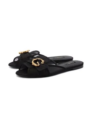 Текстильные шлепанцы Bianca Dolce & Gabbana