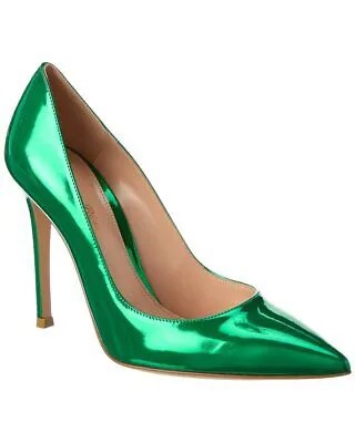 Gianvito Rossi Gianvito 105 Кожаные туфли женские зеленые 39,5