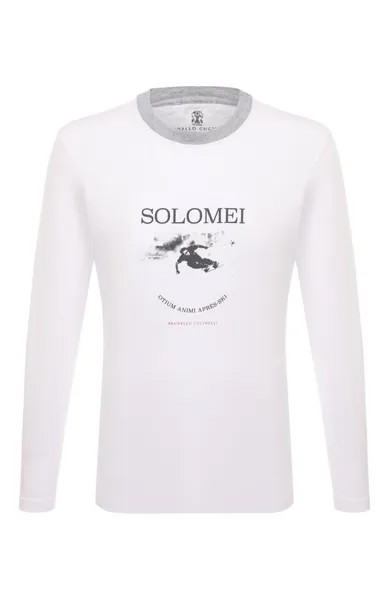 Хлопковый лонгслив Brunello Cucinelli