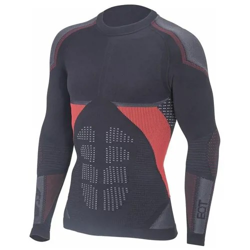 Термофутболка ACCAPI Synergy Long Sl. T-Shirt High Neck Black/Red XL/XXL