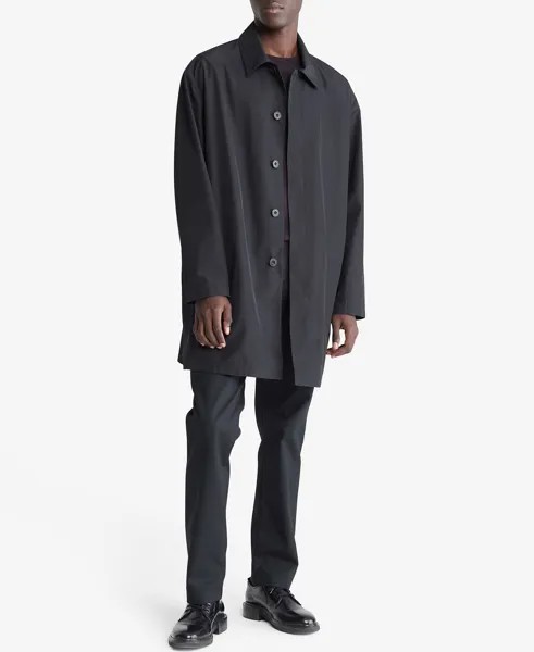 Мужское нейлоновое автомобильное пальто с длинными рукавами Calvin Klein