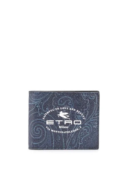 Etro кошелек с логотипом