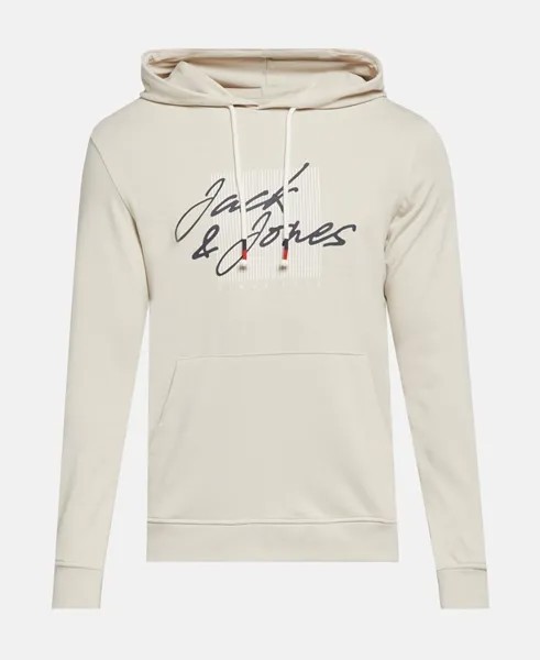 Худи с капюшоном Jack & Jones, экрю