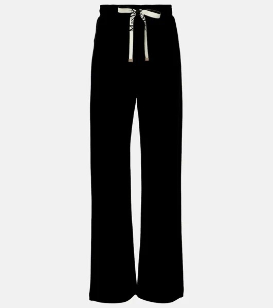 Спортивные брюки Potenza из смесового хлопка 'S Max Mara, черный