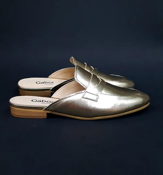 Мюли женские GABOR 82481-90 золотистые 39 RU