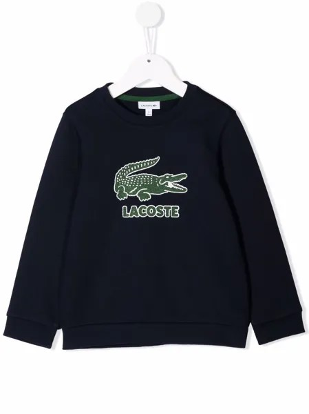 Lacoste Kids толстовка с круглым вырезом и логотипом
