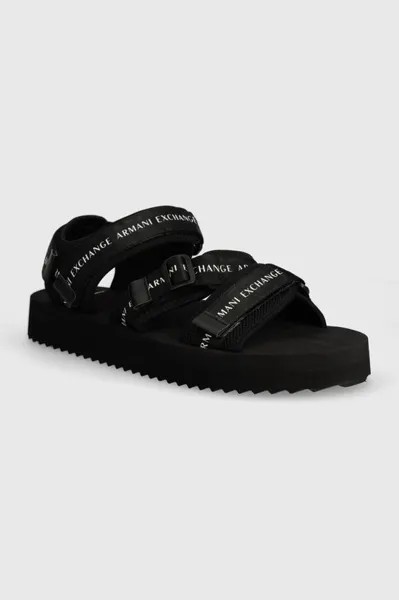 Сандалии Armani Exchange, черный