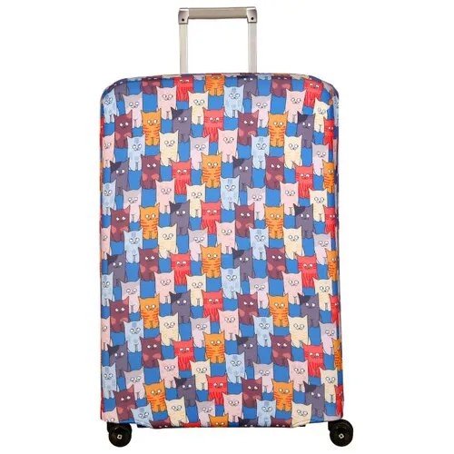 Чехол для чемодана ROUTEMARK Шкодастрофа SP180 L/XL, разноцветный