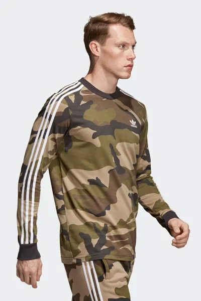 Лонгслив мужской Adidas DV2055 зеленый XS