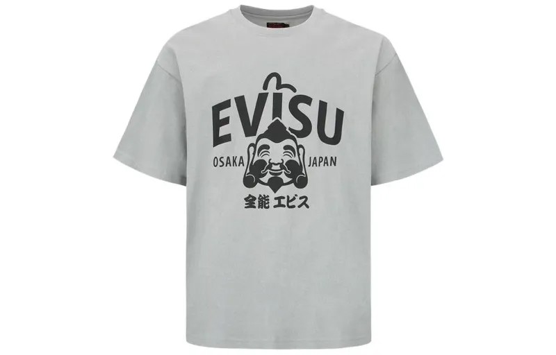 EVISU Мужская футболка, Серый