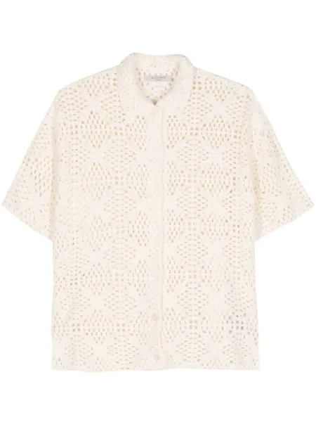 AllSaints топ Milly в технике кроше, нейтральный цвет