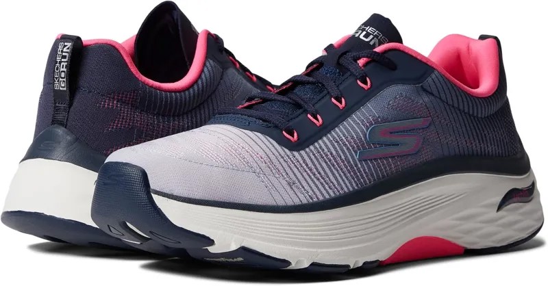 Кроссовки Max Cushioning Arch Fit Breeze Tech SKECHERS, цвет Navy/Pink