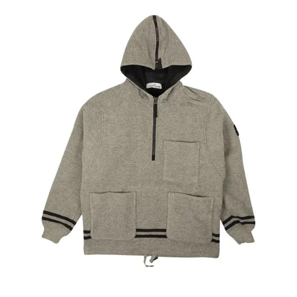 Шорты Stone Island Pullover Wool Coat 'Grey', серый