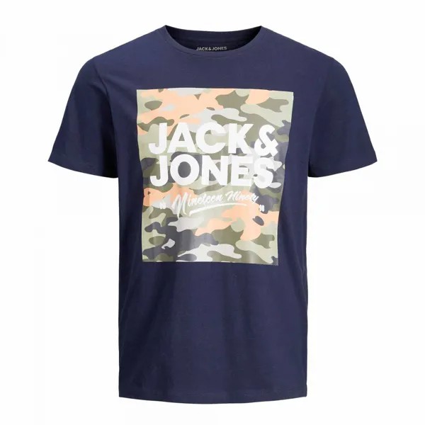 Детская футболка с короткими рукавами и круглым вырезом с принтом JACK & JONES