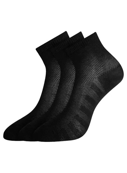 Комплект носков женских oodji 57102711T3 черных 38-40