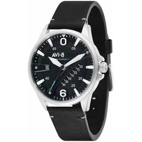 Наручные часы AVI-8 Наручные часы AVI-8 AV-4055-02, черный, серебряный