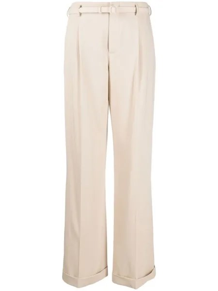 Ralph Lauren Collection брюки Modern строгого кроя, нейтральный цвет