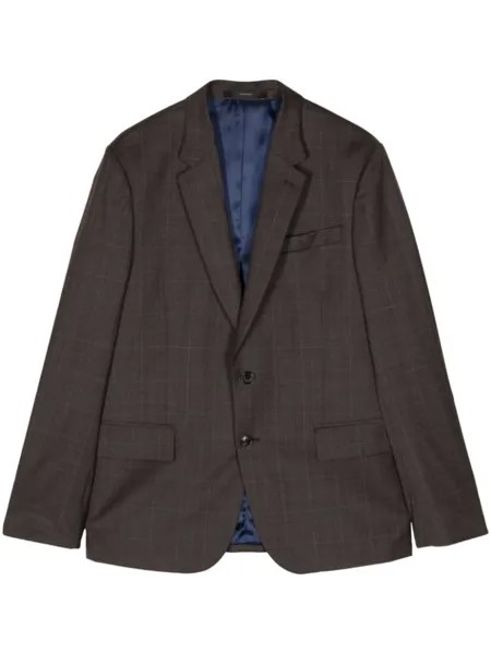 Paul Smith шерстяной однобортный пиджак, фиолетовый