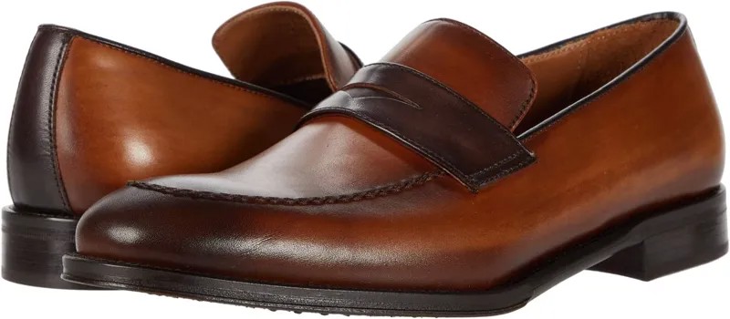 Лоферы Bruno Magli Arezzo, цвет Cognac/Dark Brown