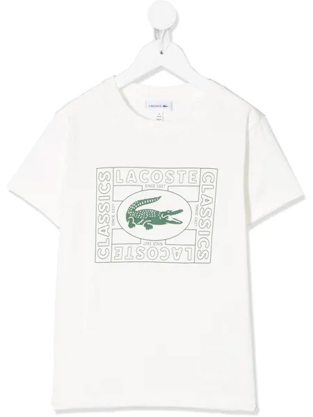 Lacoste Kids футболка с логотипом