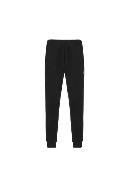 Мужские спортивные штаны с контрастной окантовкой Lyle & Scott, черный