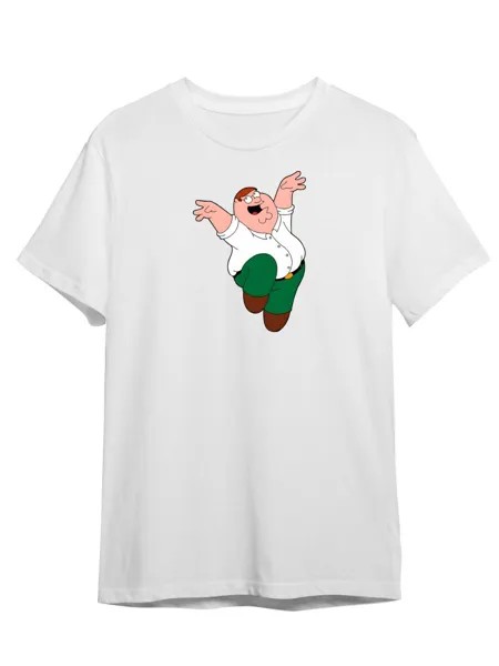 Футболка унисекс Каждому Своё Гриффины/Family Guy/Мультсериал MUGR1 белая 3XL
