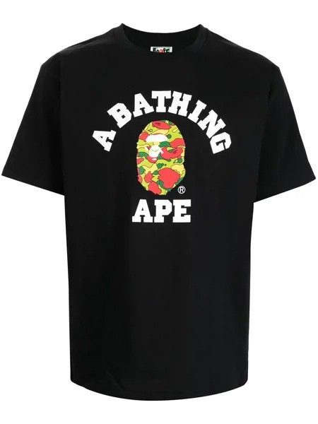 A BATHING APE® футболка с логотипом