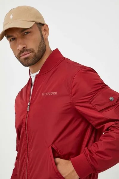 Бомбер Tommy Hilfiger, красный