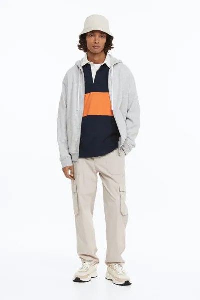 Спортивные брюки мужские H&M 1128016001 бежевые M (доставка из-за рубежа)