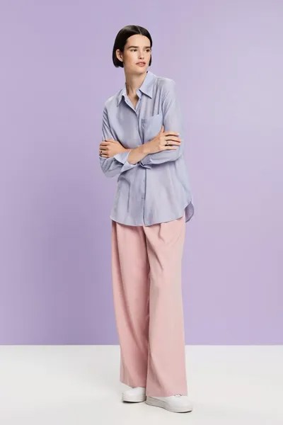 Рубашка с нагрудным карманом Esprit, синий