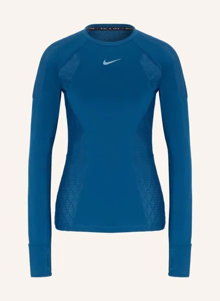 Лонгслив женский Nike 1001362408 голубой S