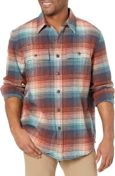 Рубашка Signature Chamois Print L.L.Bean, цвет Mariner Blue Plaid